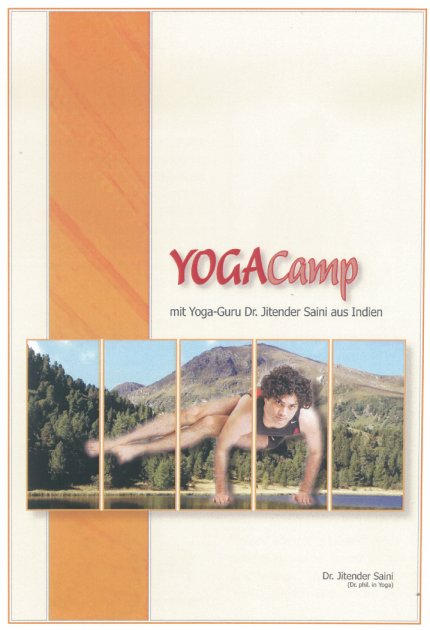 Folder zum Yogacamp